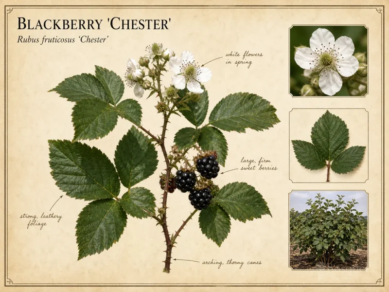 Blackberry ‘Chester’ (Rubus fruticosus ‘Chester’)