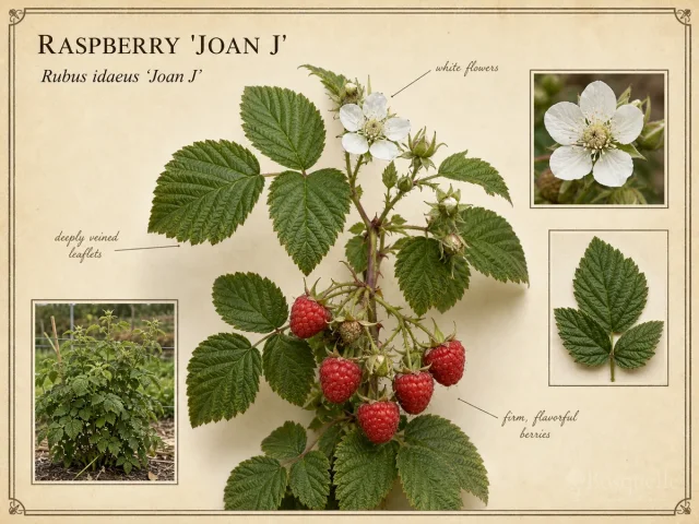 Raspberry ‘Joan J’ (Rubus idaeus ‘Joan J’)