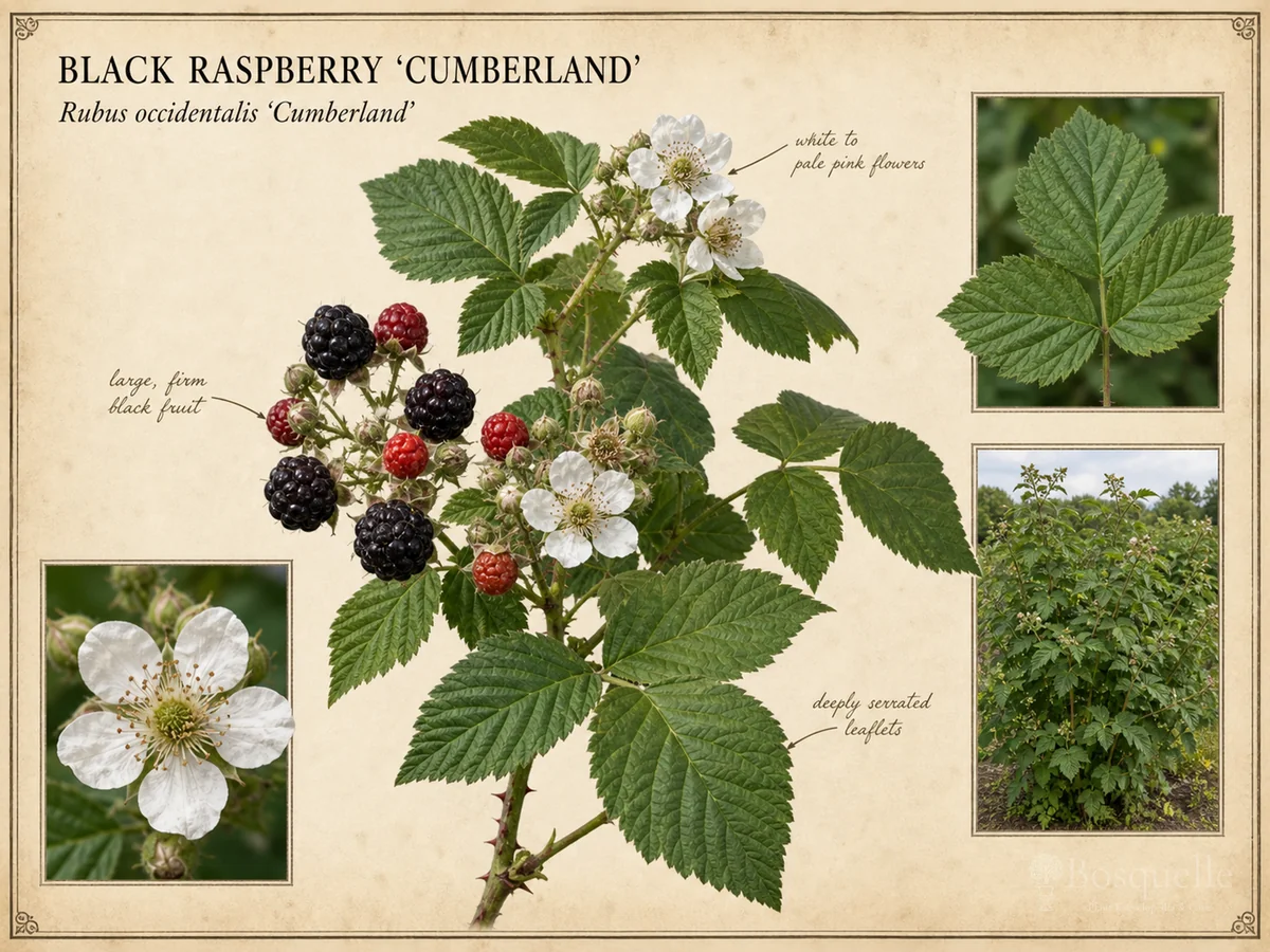 Black Raspberry 'Cumberland'