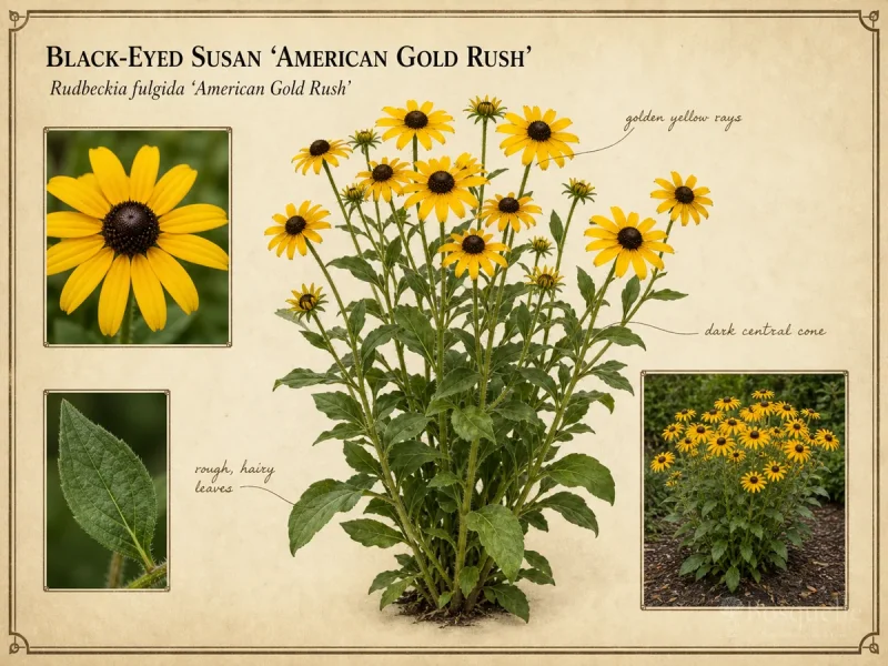 Black-Eyed Susan ‘American Gold Rush’ (Rudbeckia fulgida ‘American Gold Rush’)