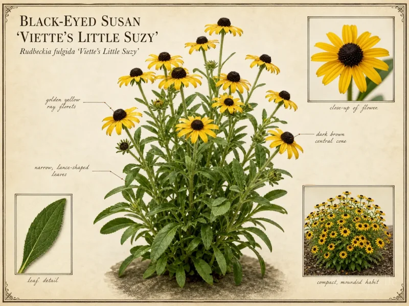 Black-Eyed Susan ‘Viette’s Little Suzy’ (Rudbeckia fulgida ‘Viette’s Little Suzy’)
