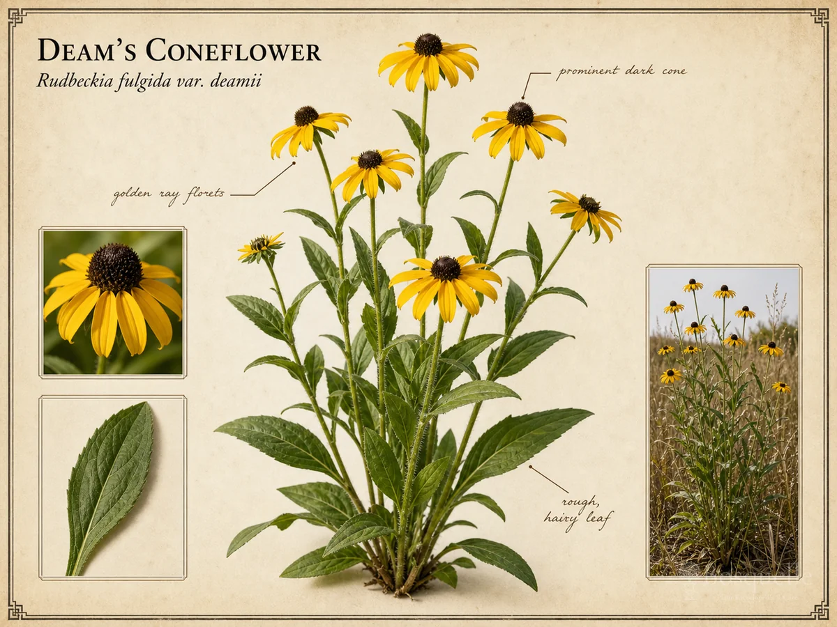 Deam’s Coneflower (Rudbeckia fulgida var. deamii)