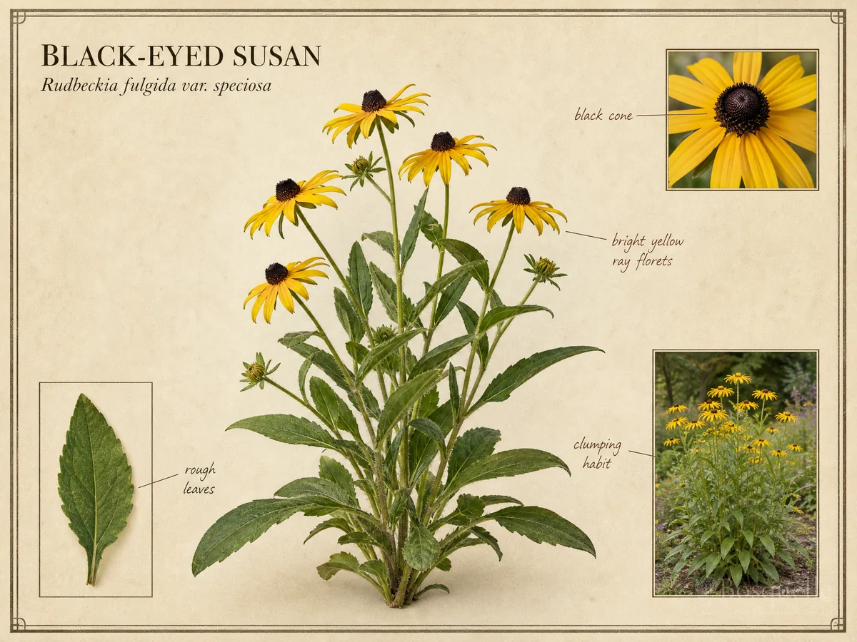 Black-Eyed Susan (Rudbeckia fulgida var. speciosa)