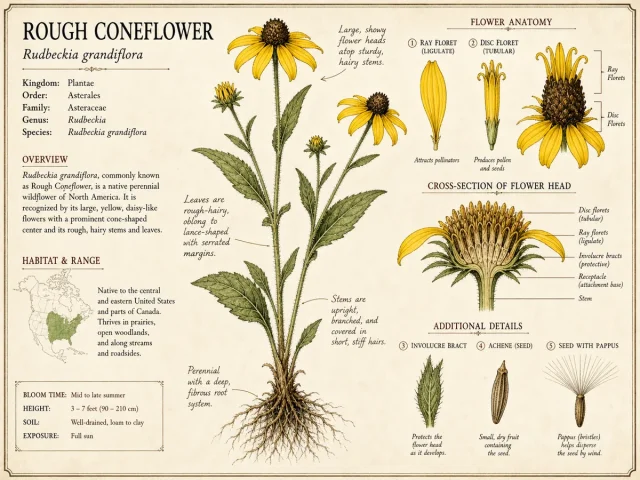 Rough Coneflower — Tall laciniata / maxima cut forms (6)