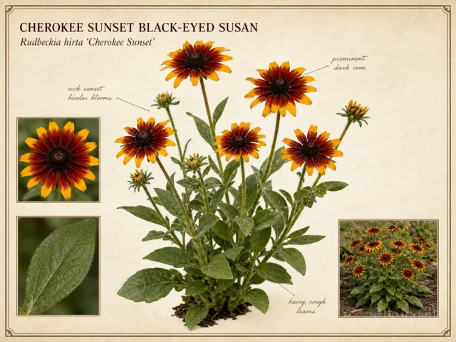 Cherokee Sunset Black-Eyed Susan — Hirta / Summerina annual-leaning (20)