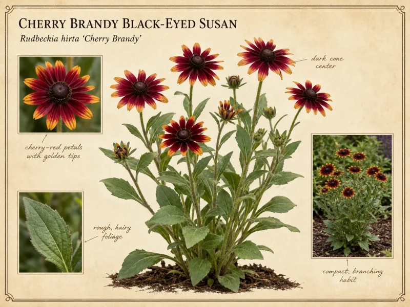 Cherry Brandy Black-Eyed Susan (Rudbeckia hirta ‘Cherry Brandy’)