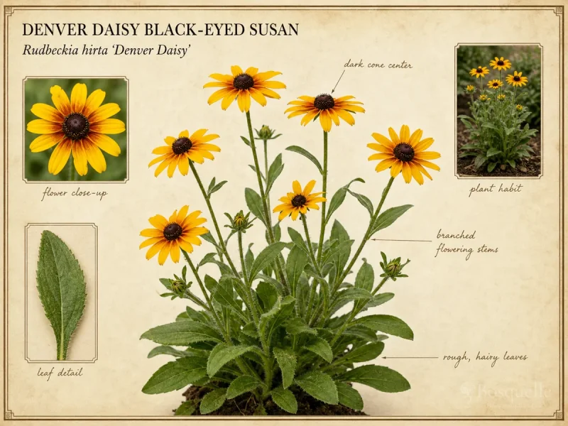 Denver Daisy Black-Eyed Susan (Rudbeckia hirta ‘Denver Daisy’)