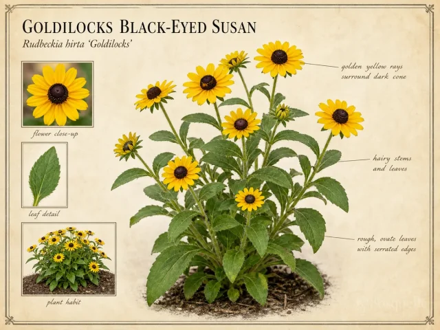 Goldilocks Black-Eyed Susan — Hirta / Summerina annual-leaning (20)