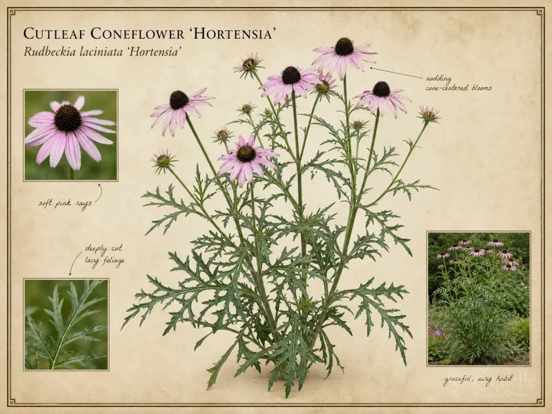 Cutleaf Coneflower ‘Hortensia’ (Rudbeckia laciniata ‘Hortensia’)
