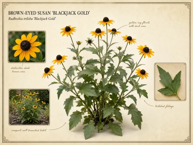 Brown-Eyed Susan 'Blackjack Gold' — Triloba / sweet coneflower (8)