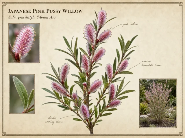 Japanese Pink Pussy Willow