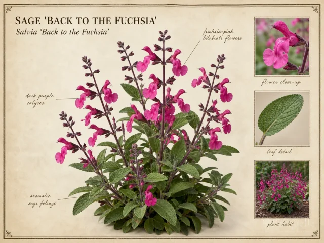 Sage ‘Back to the Fuchsia’ (Salvia ‘Back to the Fuchsia’)