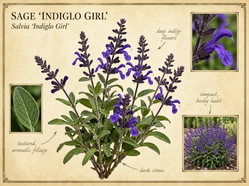 Sage ‘Indiglo Girl’ (Salvia ‘Indiglo Girl’)