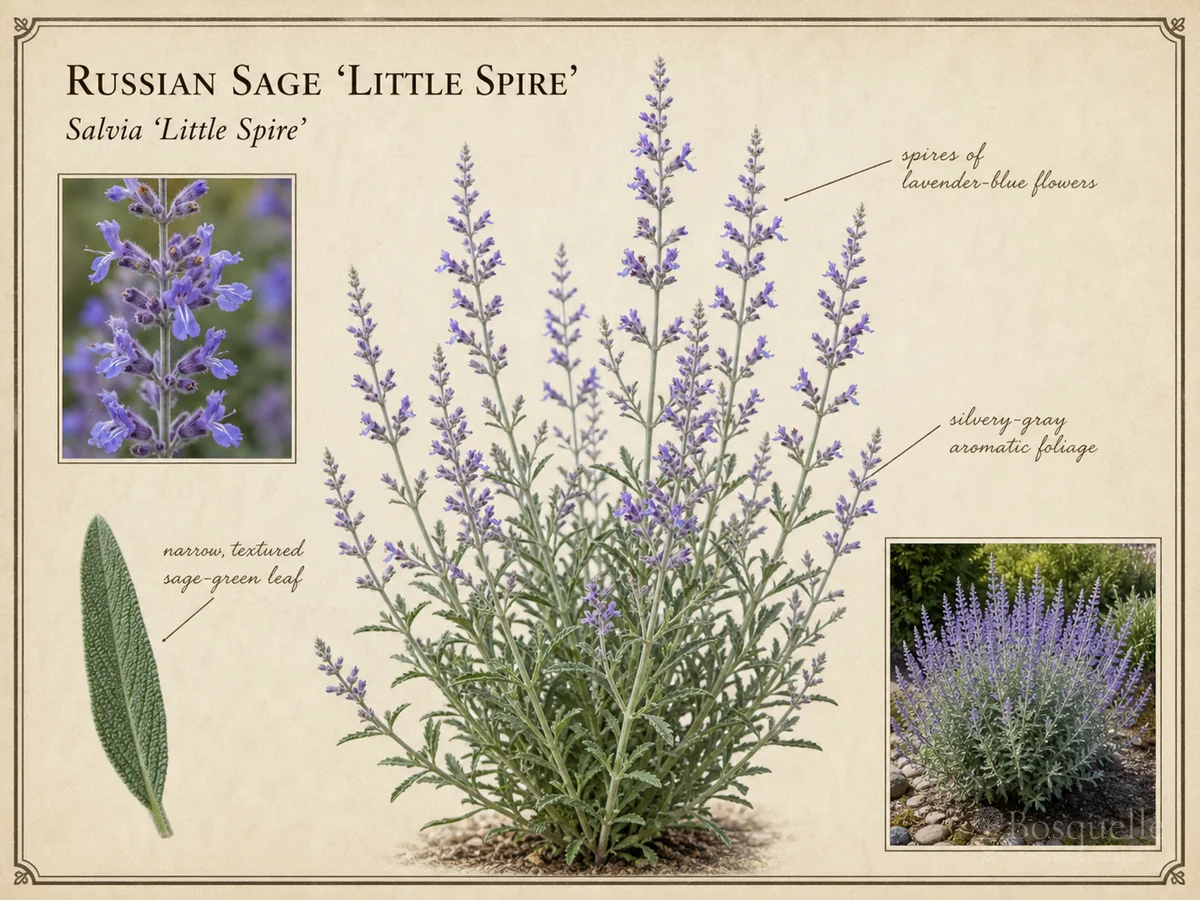 Russian Sage ‘Little Spire’ (Salvia ‘Little Spire’)