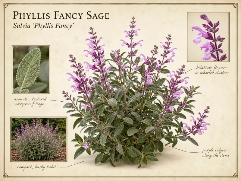 Phyllis Fancy Sage (Salvia ‘Phyllis Fancy’)