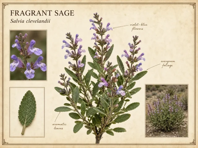 Fragrant Sage (Salvia clevelandii)