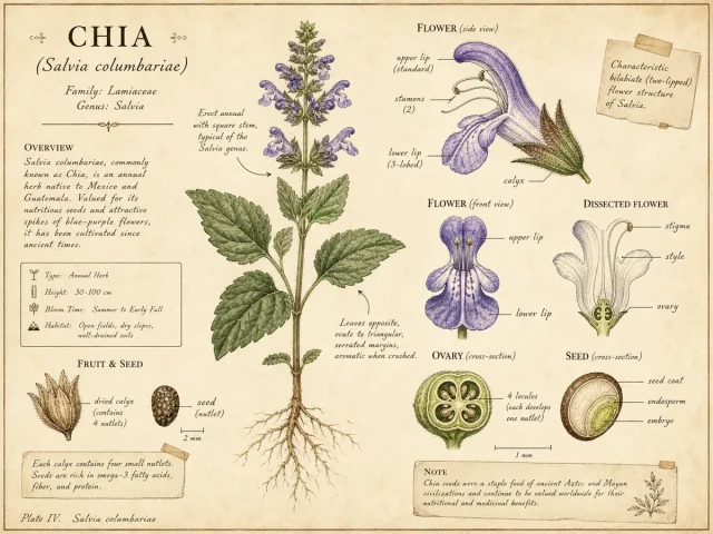 Chia (Salvia columbariae)