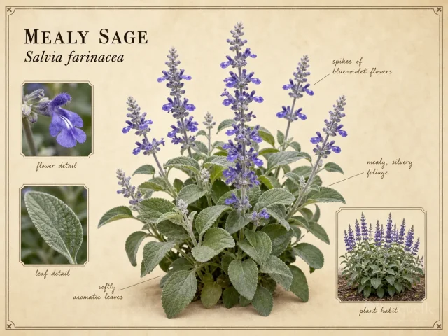 Mealy Sage (Salvia farinacea)