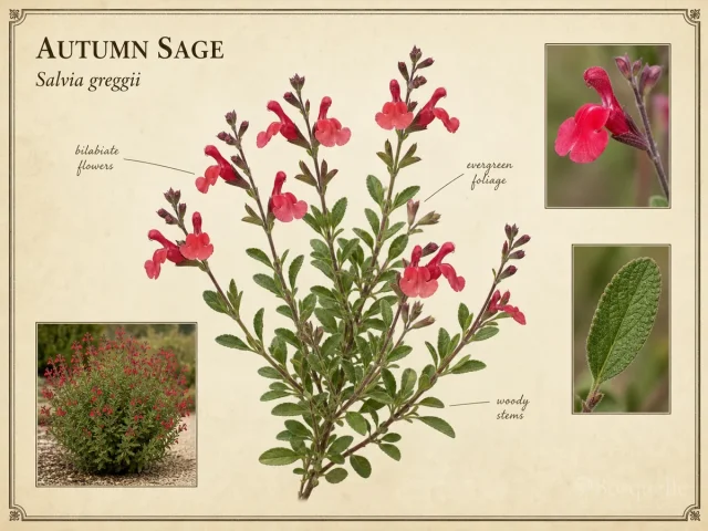 Autumn Sage (Salvia greggii)