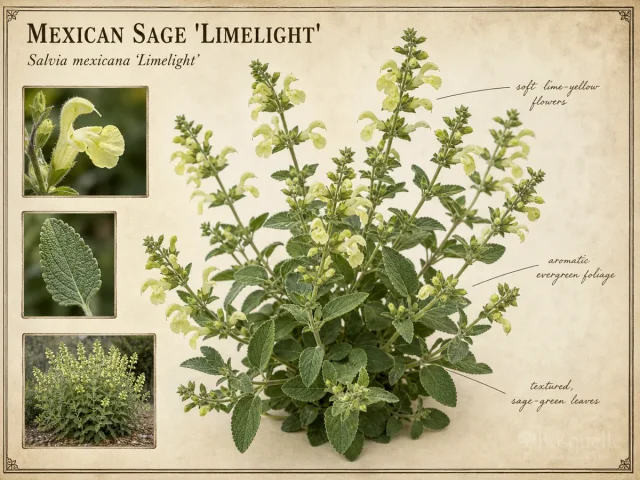 Mexican sage ‘Limelight’ (Salvia mexicana ‘Limelight’)
