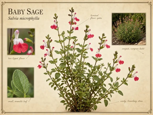 Baby Sage (Salvia microphylla)