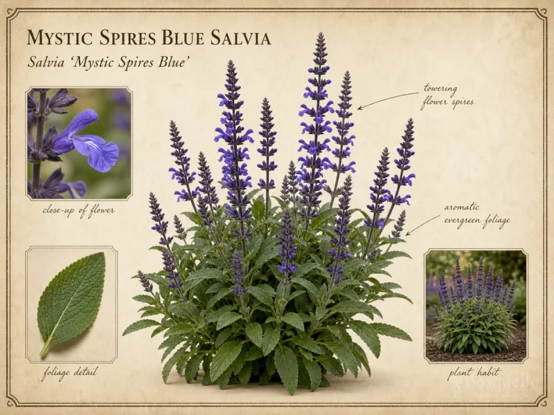 Mystic Spires Blue Salvia (Salvia Mystic Spires Blue)