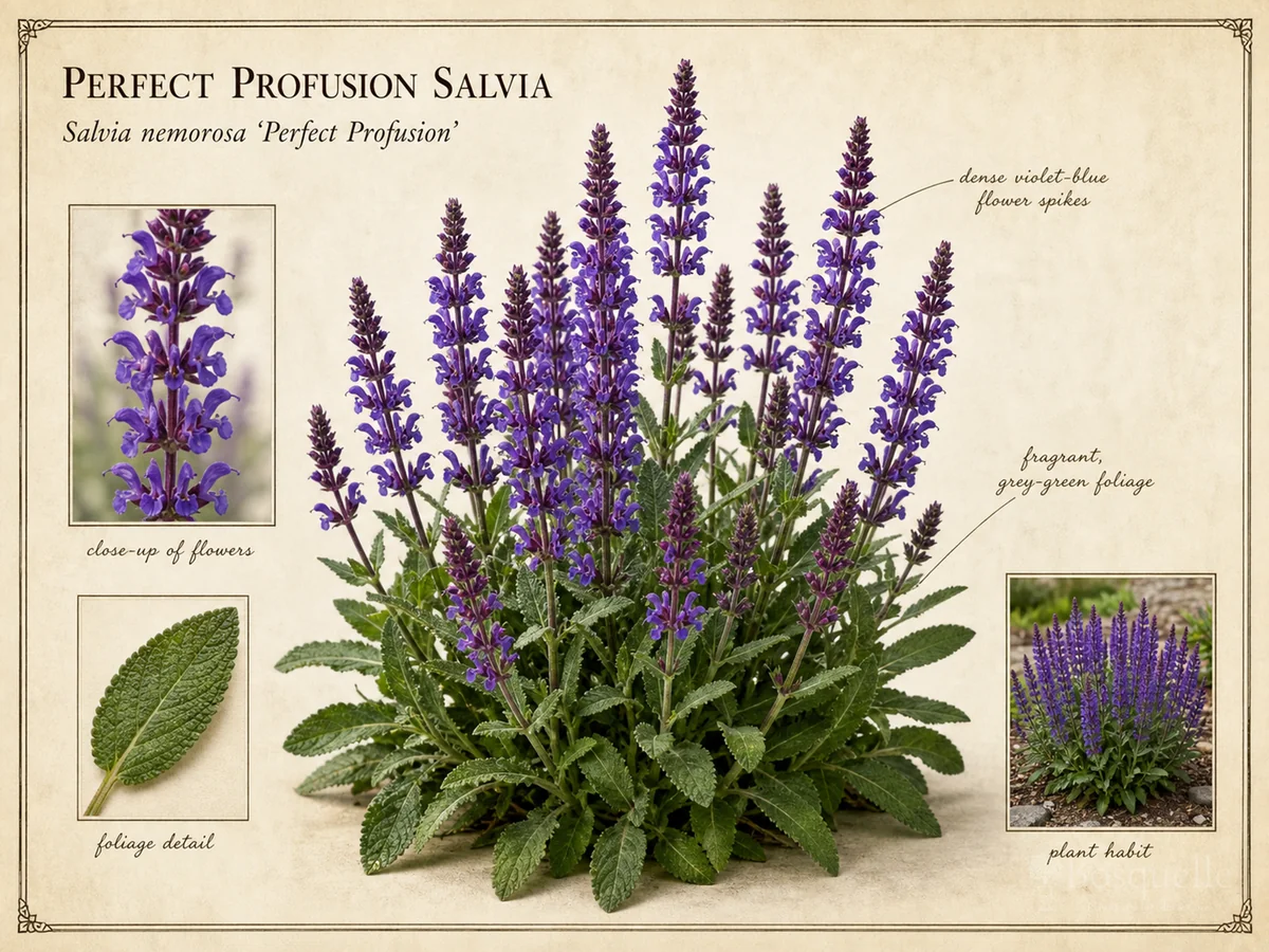 Perfect Profusion Salvia (Salvia nemorosa ‘Perfect Profusion’)
