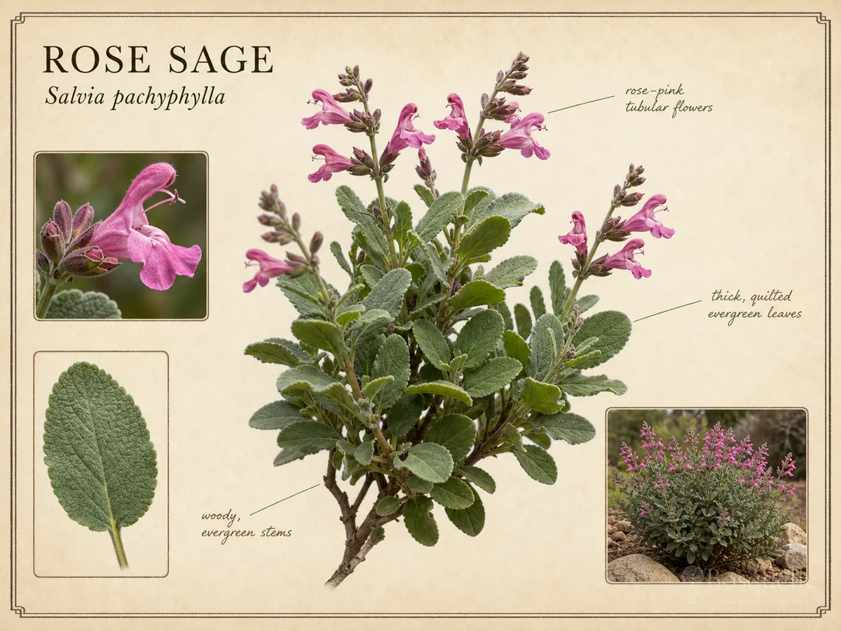 Rose Sage (Salvia pachyphylla)