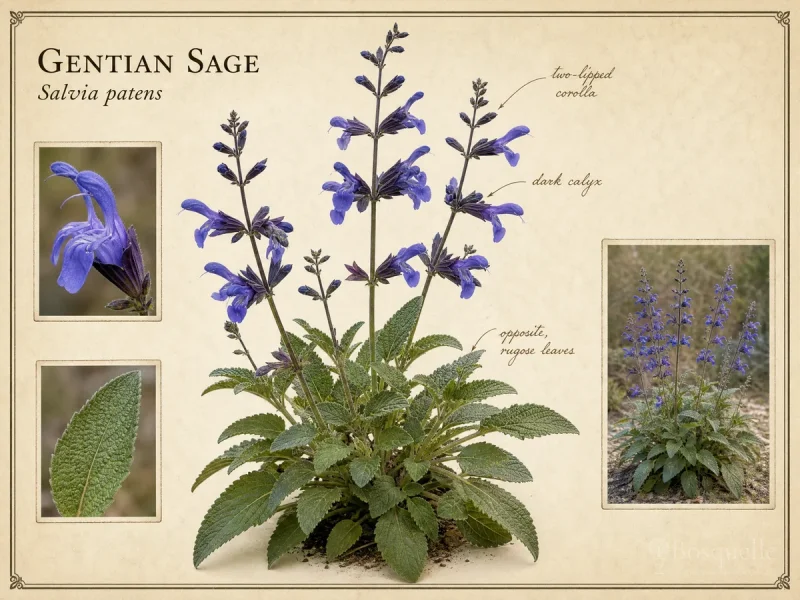 Gentian Sage (Salvia patens)