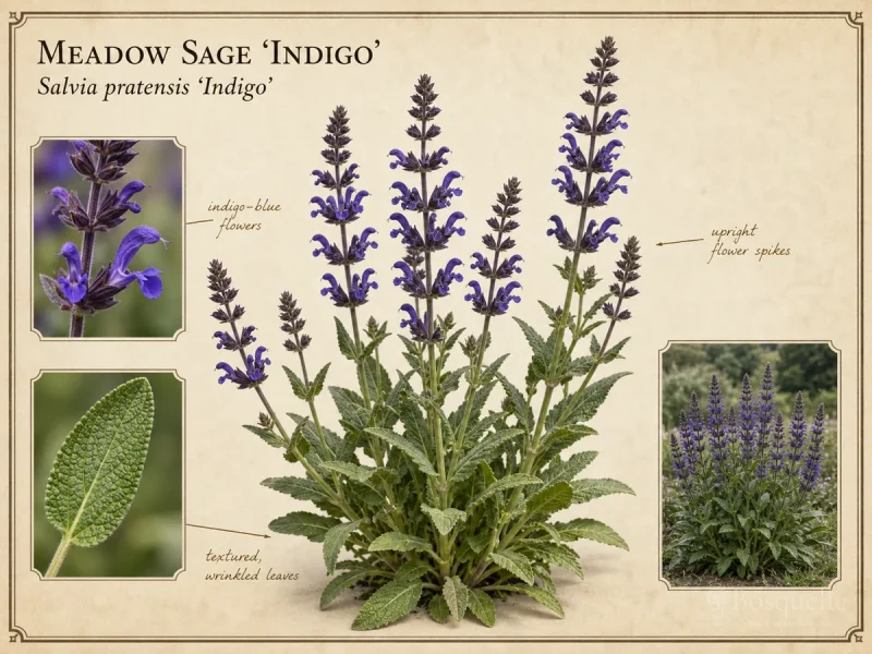 Meadow Sage ‘Indigo’ (Salvia pratensis ‘Indigo’)