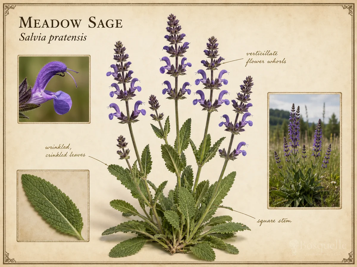 Meadow Sage (Salvia pratensis)