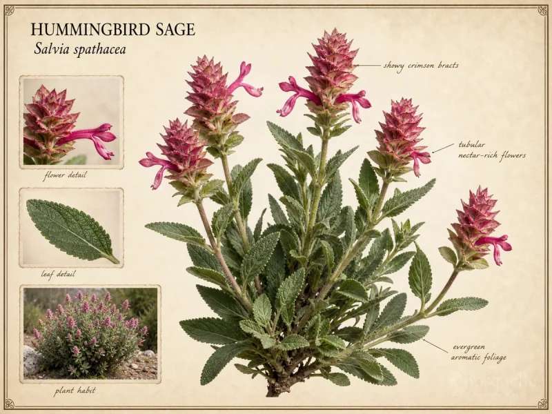 Hummingbird Sage (Salvia spathacea)