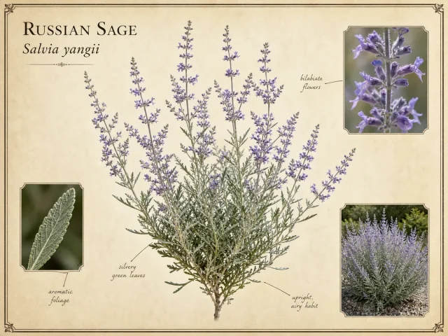 Russian Sage (Salvia yangii)