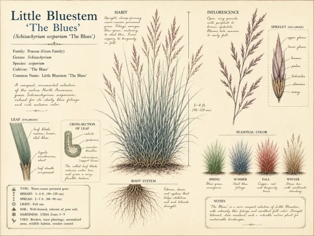 Little Bluestem 'The Blues'