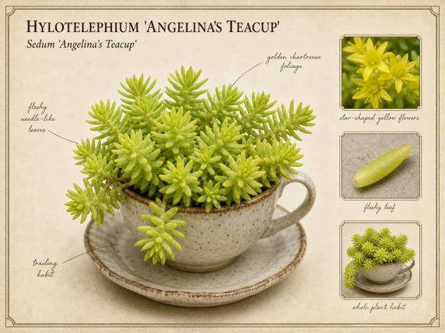 Hylotelephium ‘Angelina’s Teacup’ (Sedum ‘Angelina’s Teacup’)