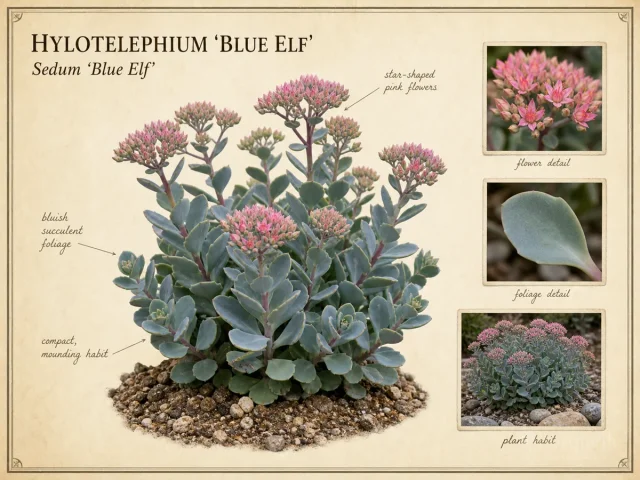 Hylotelephium ‘Blue Elf’ (Sedum ‘Blue Elf’)
