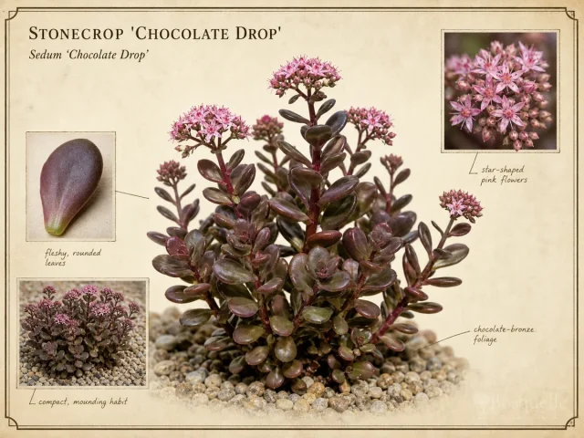 Stonecrop 'Chocolate Drop'