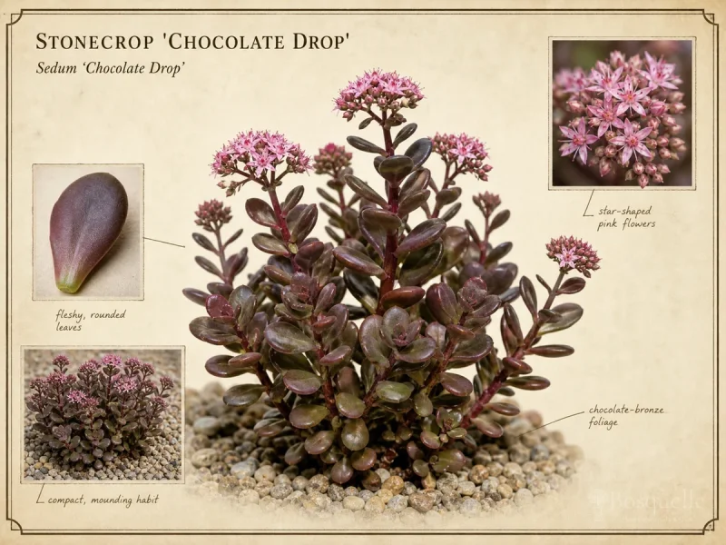 Stonecrop ‘Chocolate Drop’ (Sedum ‘Chocolate Drop’)