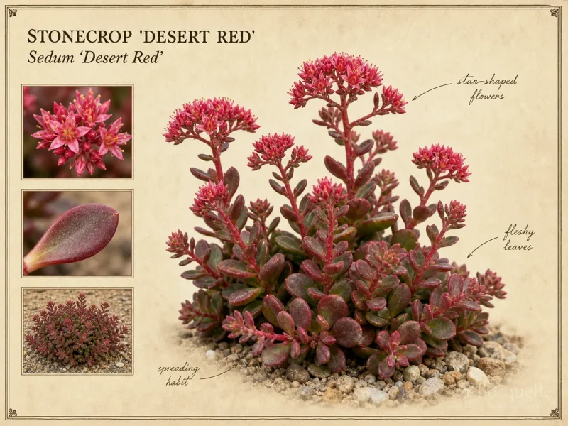 Stonecrop ‘Desert Red’ (Sedum ‘Desert Red’)