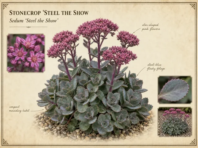 Stonecrop 'Steel the Show