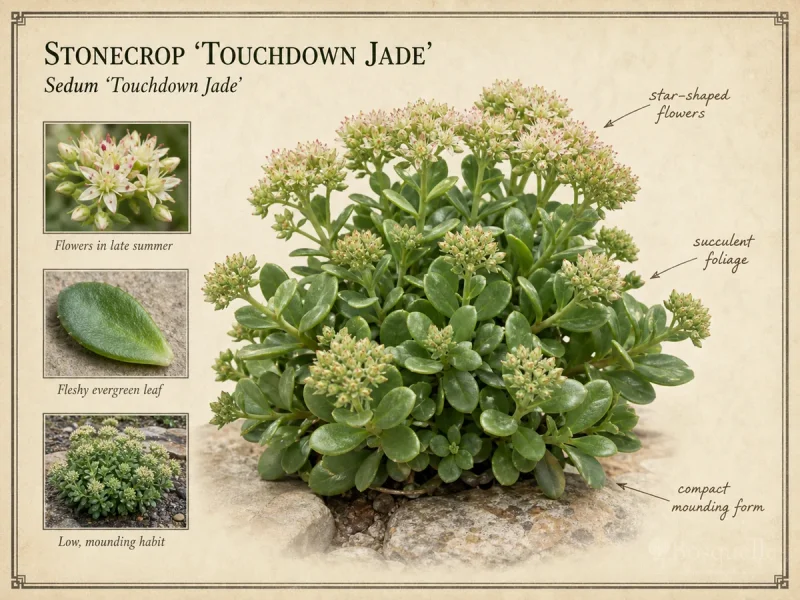 Stonecrop 'Touchdown Jade'
