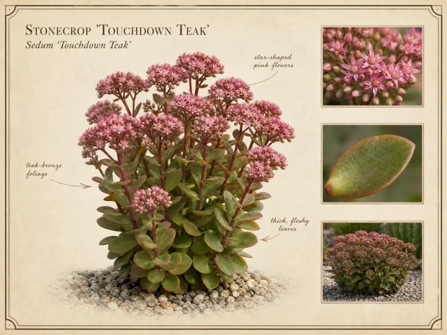 Stonecrop 'Touchdown Teak'