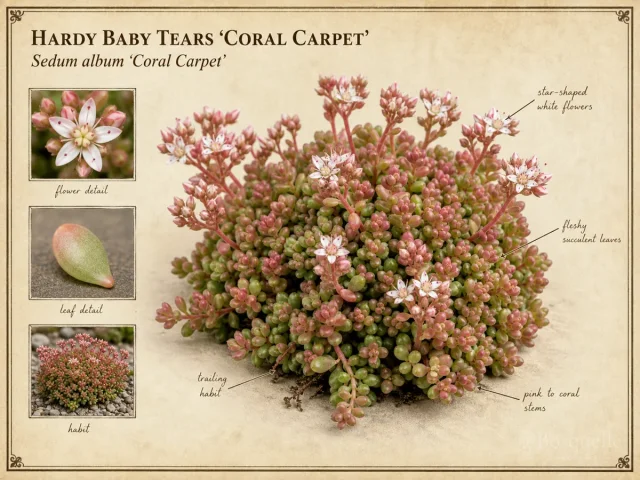 Hardy Baby Tears 'Coral Carpet'
