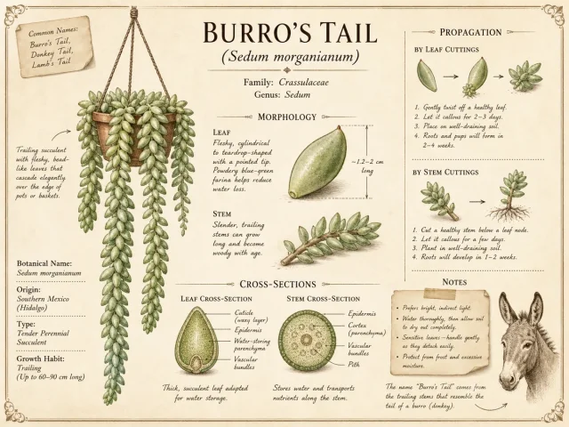 Burro’s Tail (Sedum morganianum)