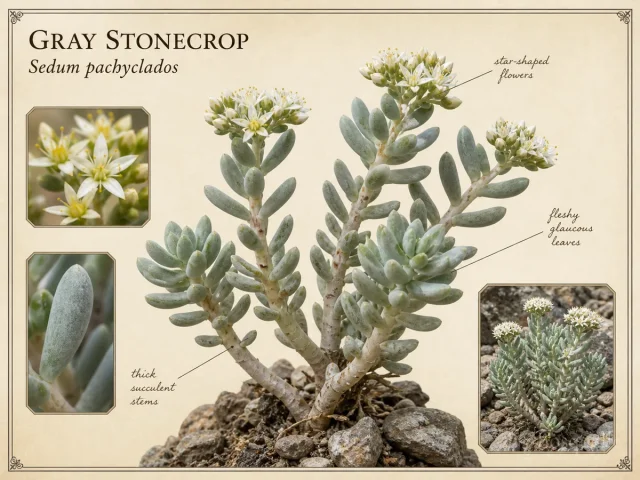 Gray Stonecrop (Sedum pachyclados)