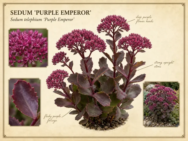 Sedum 'Purple Emperor'