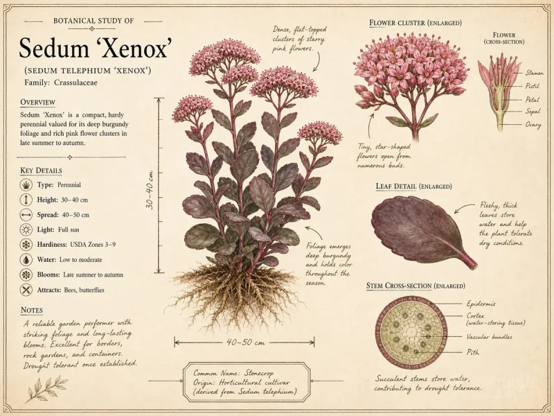 Sedum 'Xenox'