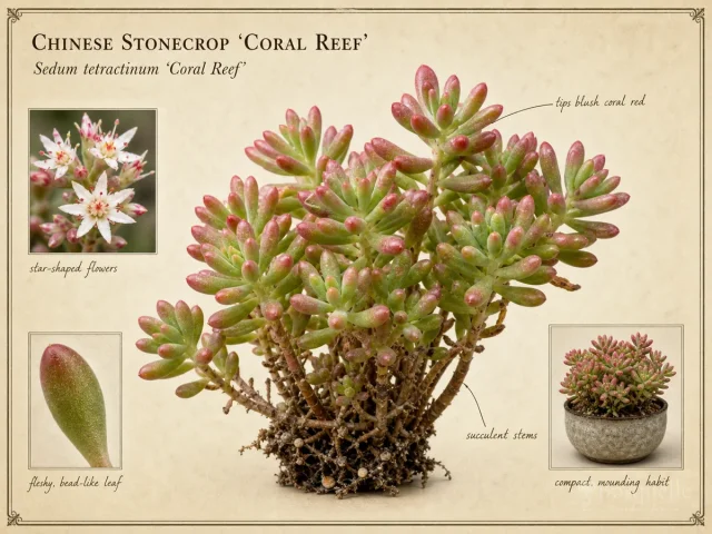 Chinese Stonecrop 'Coral Reef'