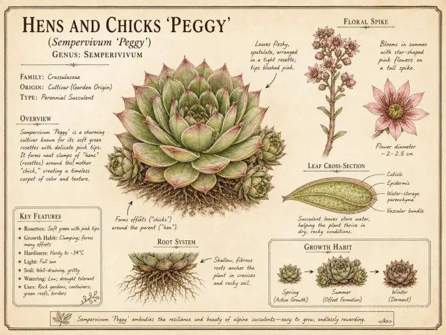 Hens and Chicks 'Peggy'
