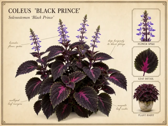 Coleus 'Black Prince'